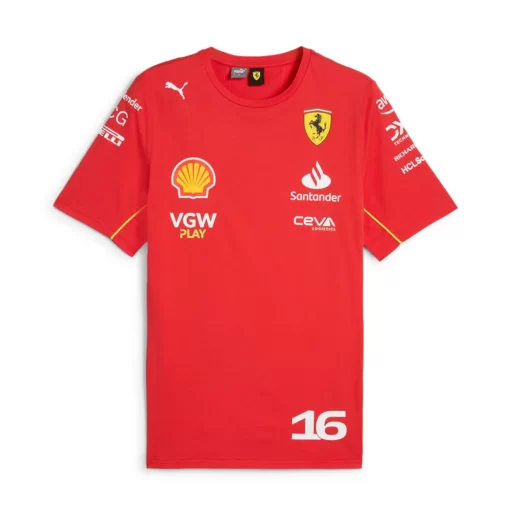 Playera Charles Leclerc Ferrari F1 2024