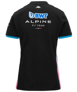 Polo Alpine F1 2024 Negro Mujer
