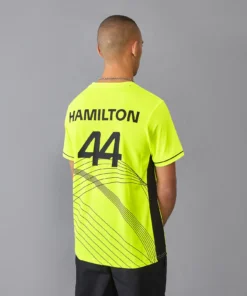 Playera Lewis Hamilton 2024 Amarillo Neón