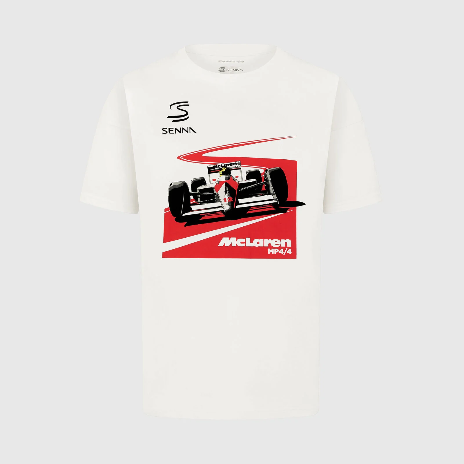 Playera McLaren X Ayrton Senna MP4 GP Brasil 2024 Fórmula entre Amigos