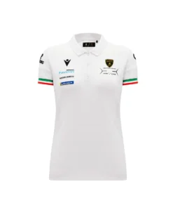 Polo Lamborghini Motorsport 2025 Blanca Mujer