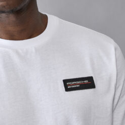 Playera Porsche Motorsport Logo Fanwear 2025 Blanca