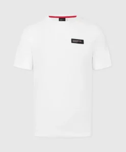 Playera Porsche Motorsport Logo Fanwear 2025 Blanca