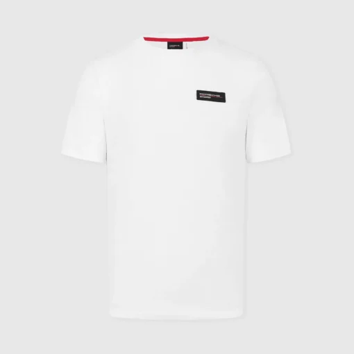 Playera Porsche Motorsport Logo Fanwear 2025 Blanca