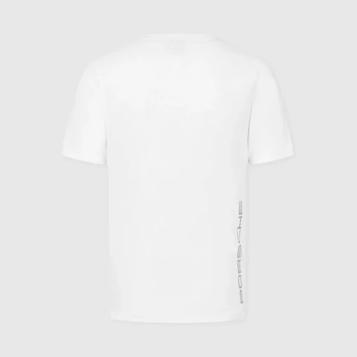 Playera Porsche Motorsport Logo Fanwear 2025 Blanca