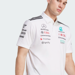 Polo Mercedes AMG F1 2025 Blanca