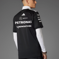 Playera Mercedes AMG F1 2025 Negra Fan