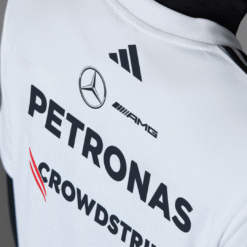 Playera Mercedes AMG F1 2025 Blanca Fan
