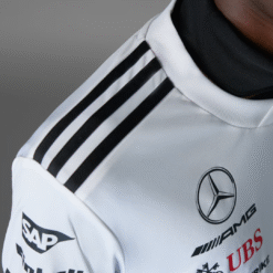 Playera Mercedes AMG F1 2025 Blanca Fan