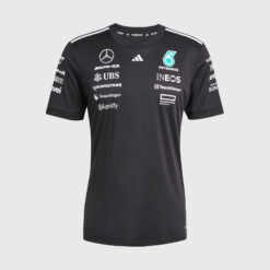 Playera Mercedes AMG F1 2025 Negra Mujer
