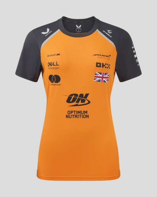 Playera Lando Norris 2025 Naranja Mujer