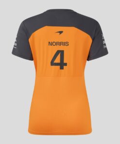 Playera Lando Norris 2025 Naranja Mujer