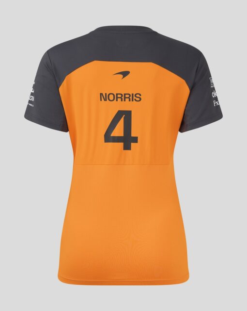 Playera Lando Norris 2025 Naranja Mujer