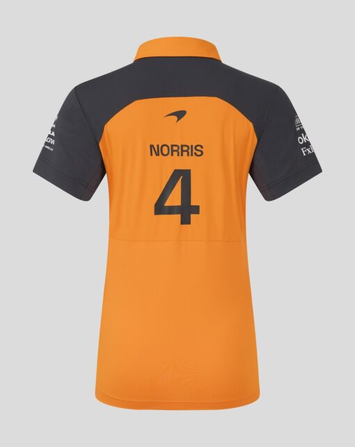 Polo Lando Norris 2025 Naranja Mujer