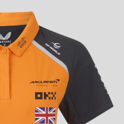 Polo Lando Norris 2025 Naranja Mujer