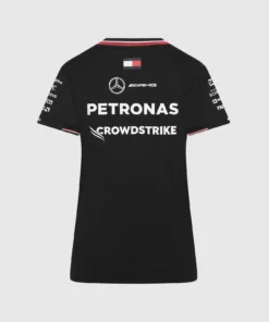 Playera Mercedes F1 2024 Negra Mujer