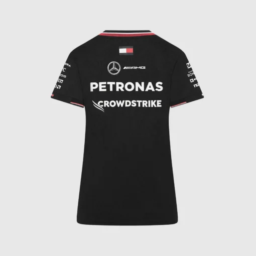 Playera Mercedes F1 2024 Negra Mujer