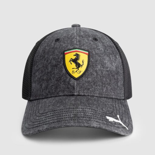 Gorra Ferrari 2025 Trucker Gris Asfalto