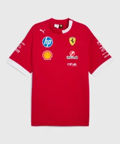 Playera Ferrari 2025 Piloto Oversize