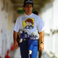 Playera Ayrton Senna F1 Speed Up With Me Oversize