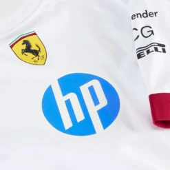 Playera Ferrari F1 2025 Oversize Blanca
