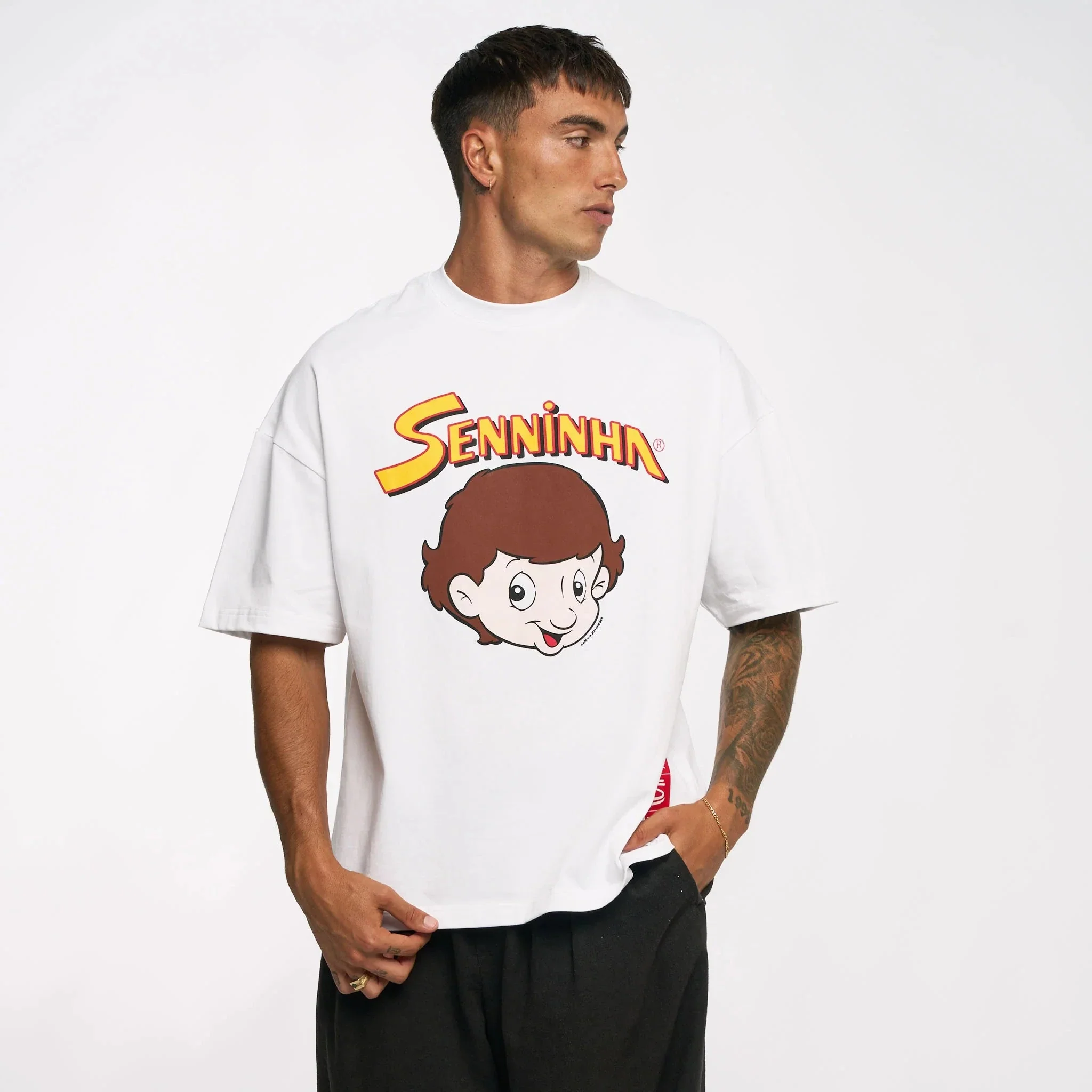 Playera Ayrton Senna F1 Senninha Oversize