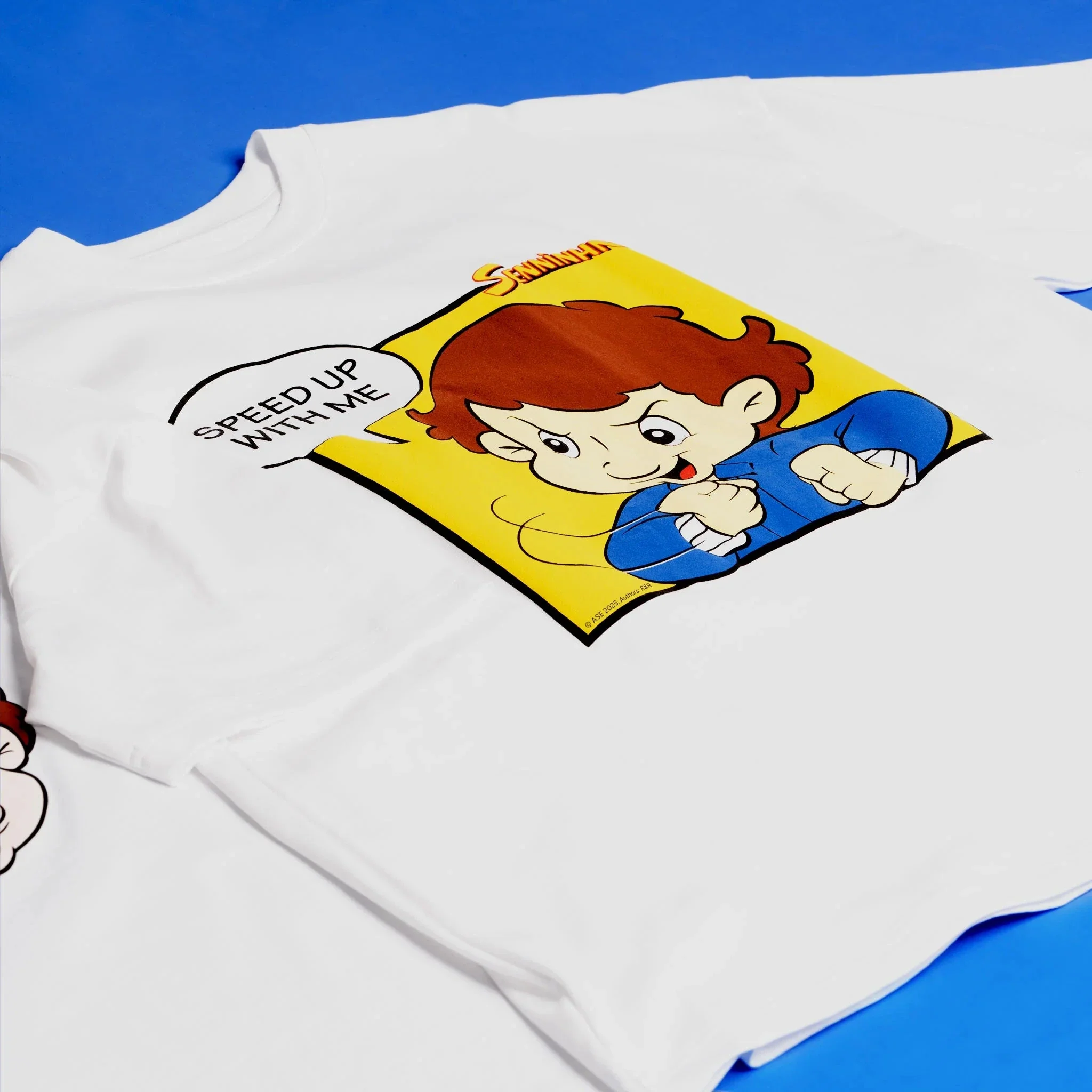 Playera Ayrton Senna F1 Speed Up With Me Oversize