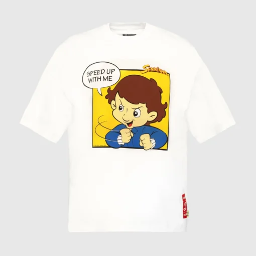 Playera Ayrton Senna F1 Speed Up With Me Oversize