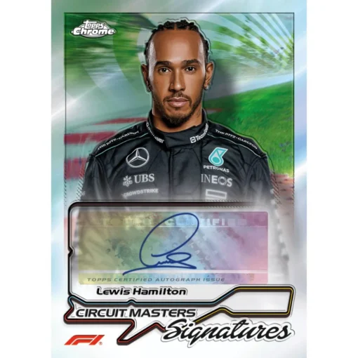 Caja de Tarjetas Coleccionables Topps Chrome F1 2024