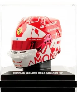 Casco Charles Leclerc GP Mónaco 2024 Escala 1:5