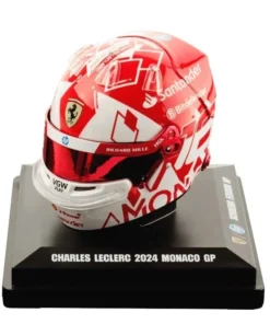 Casco Charles Leclerc GP Mónaco 2024 Escala 1:5