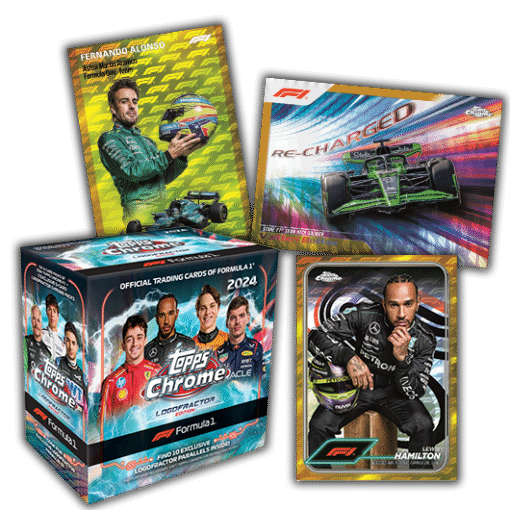 Caja de Tarjetas Coleccionables Topps Chrome F1 2024