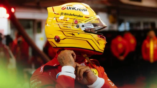Casco Lewis Hamilton 2025 Escala 1:5