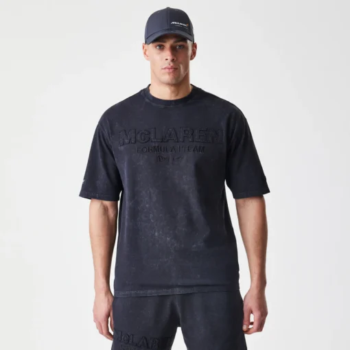 Playera McLaren F1 2025 Negra Oversize
