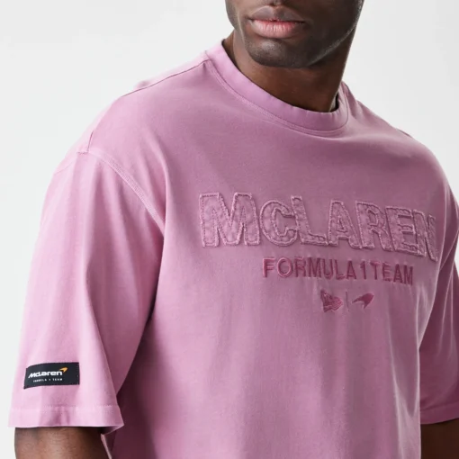 Playera McLaren F1 2025 Rosa Oversize