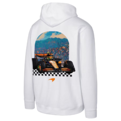 Sudadera McLaren 2025 Retro Blanca Fanwear