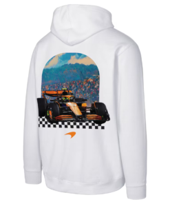 Sudadera McLaren 2025 Retro Blanca Fanwear