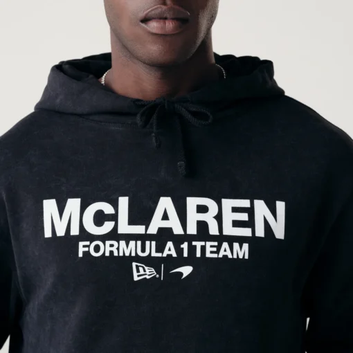 Sudadera McLaren X New Era 2025 Negra Oversize