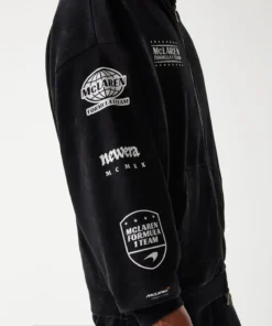 Chamarra McLaren X New Era 2025 Negra Oversize