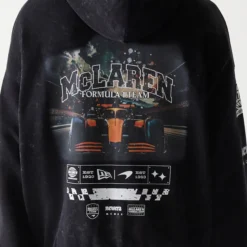 Chamarra McLaren X New Era 2025 Negra Oversize