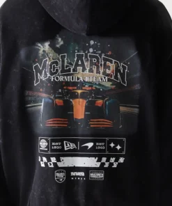 Chamarra McLaren X New Era 2025 Negra Oversize