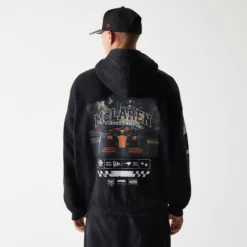 Chamarra McLaren X New Era 2025 Negra Oversize