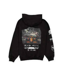 Chamarra McLaren X New Era 2025 Negra Oversize
