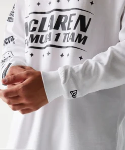 Playera Manga Larga McLaren X New Era 2025 Blanca