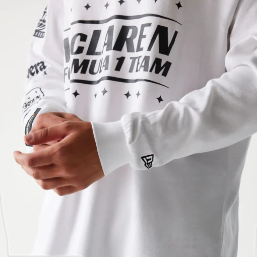 Playera Manga Larga McLaren X New Era 2025 Blanca