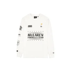 Playera Manga Larga McLaren X New Era 2025 Blanca