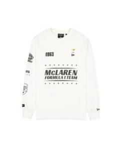 Playera Manga Larga McLaren X New Era 2025 Blanca