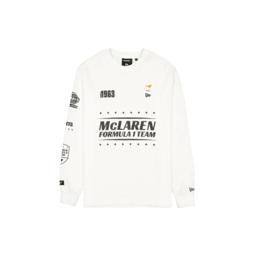 Playera Manga Larga McLaren X New Era 2025 Blanca
