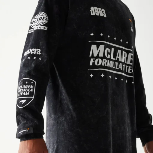Playera Manga Larga McLaren X New Era 2025 Negra