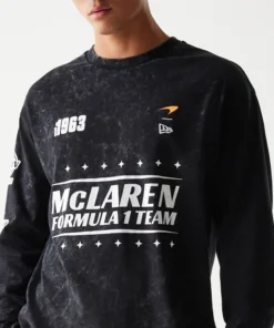 Playera Manga Larga McLaren X New Era 2025 Negra
